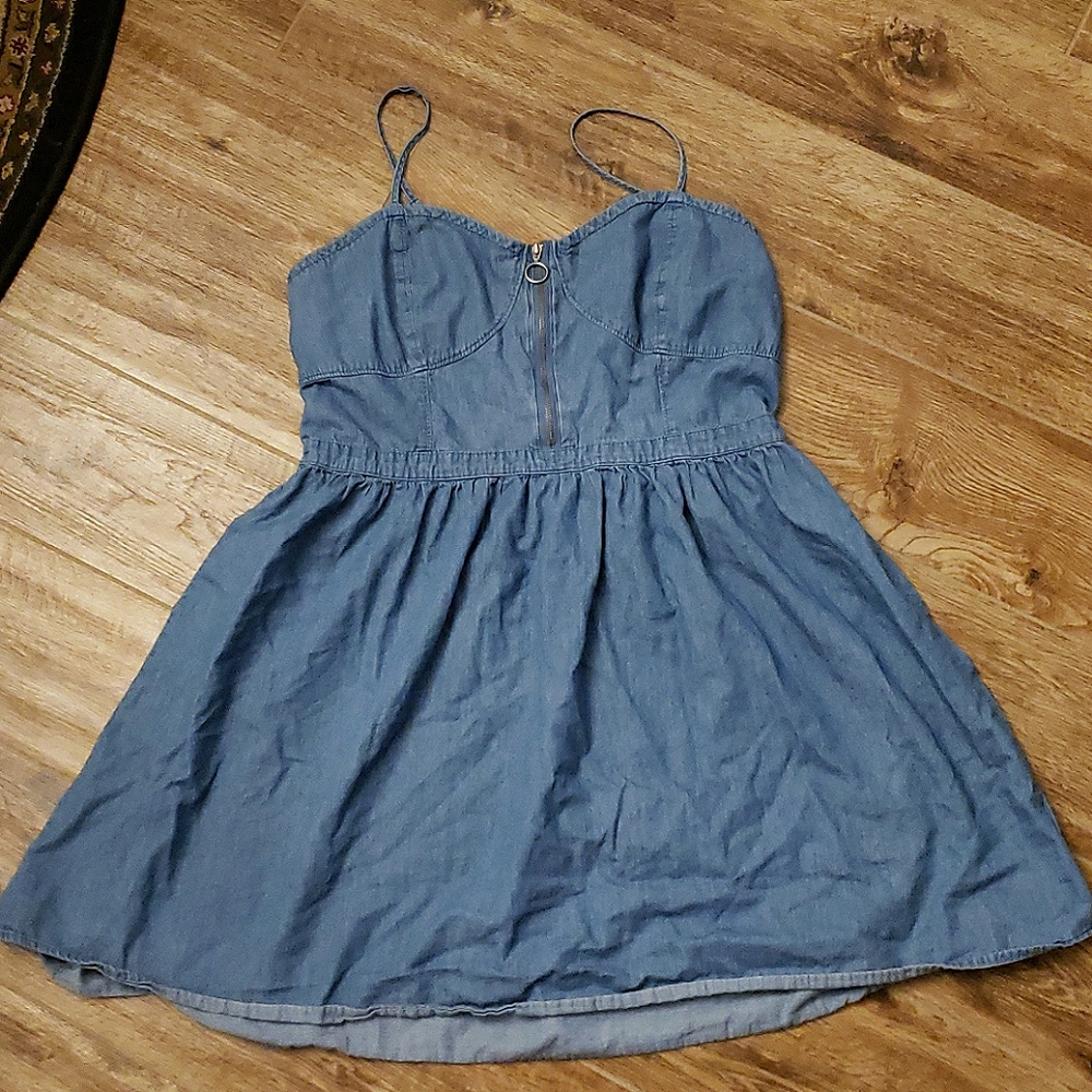 Denim style dress/long shirt